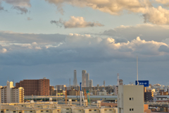 ベイタワービル遠望。