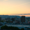 ベランダから、夕景（１）