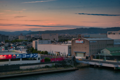 ベランダから、夕景（３）
