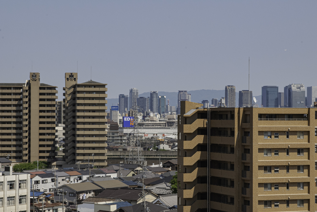マンションから北東方面を臨む