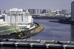 左門渡川で護岸工事が始まりました。