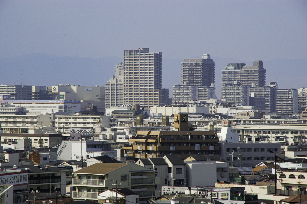 尼崎のビル群