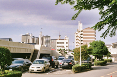 駐車場から