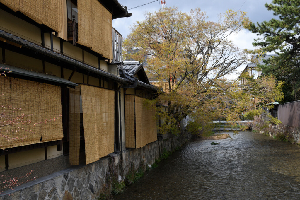 祇園白川　昼の静寂
