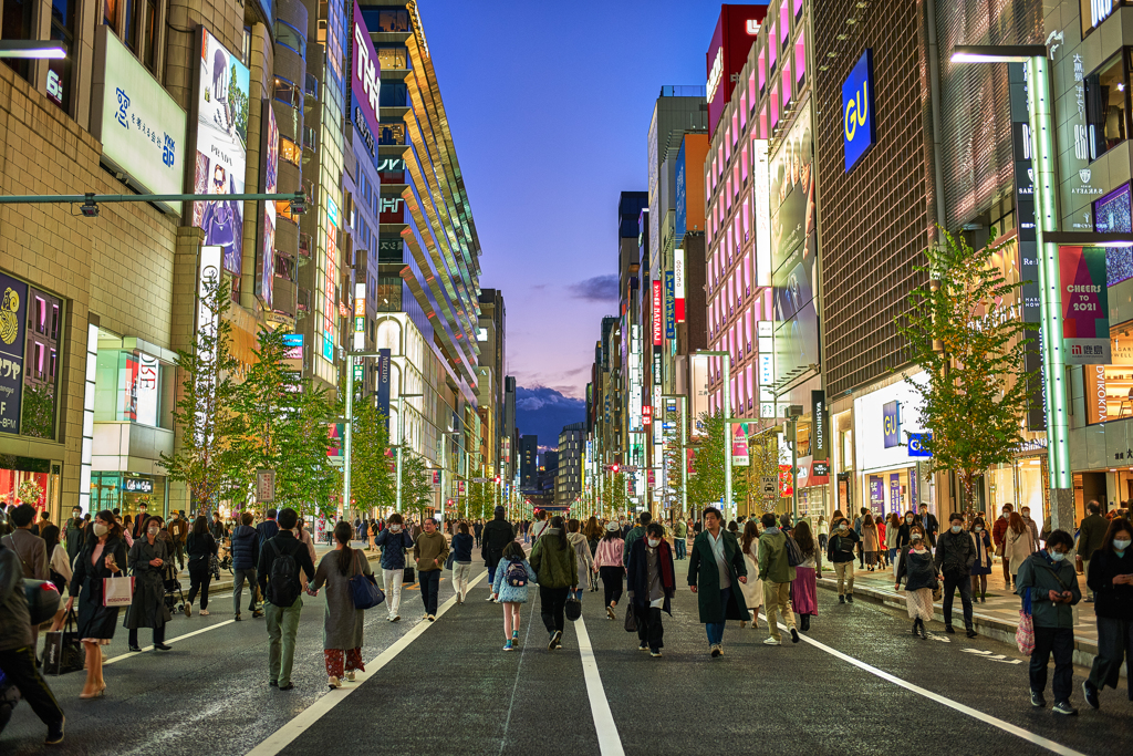 銀座 歩行者天国