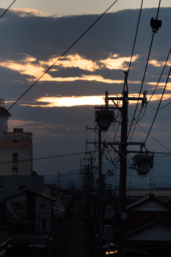 夕焼け・・・ない
