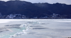 諏訪湖の御神渡り