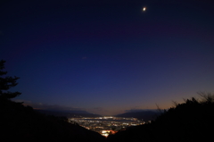 2020　正月　 諏訪湖　夜景