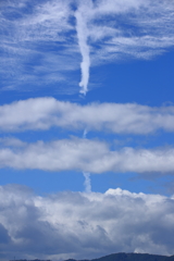 9月の諏訪湖の空