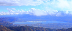 長野県　高ボッチ山からの景色