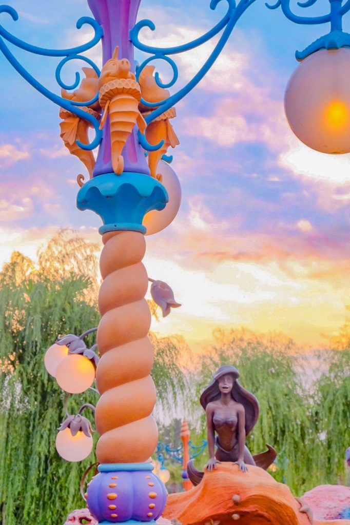 Ariel × sunset