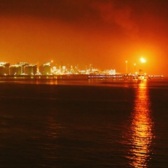 DASアイランドの夜 UAE