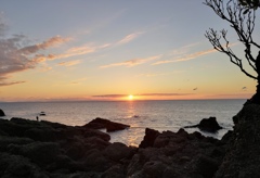 日本海 夕焼け