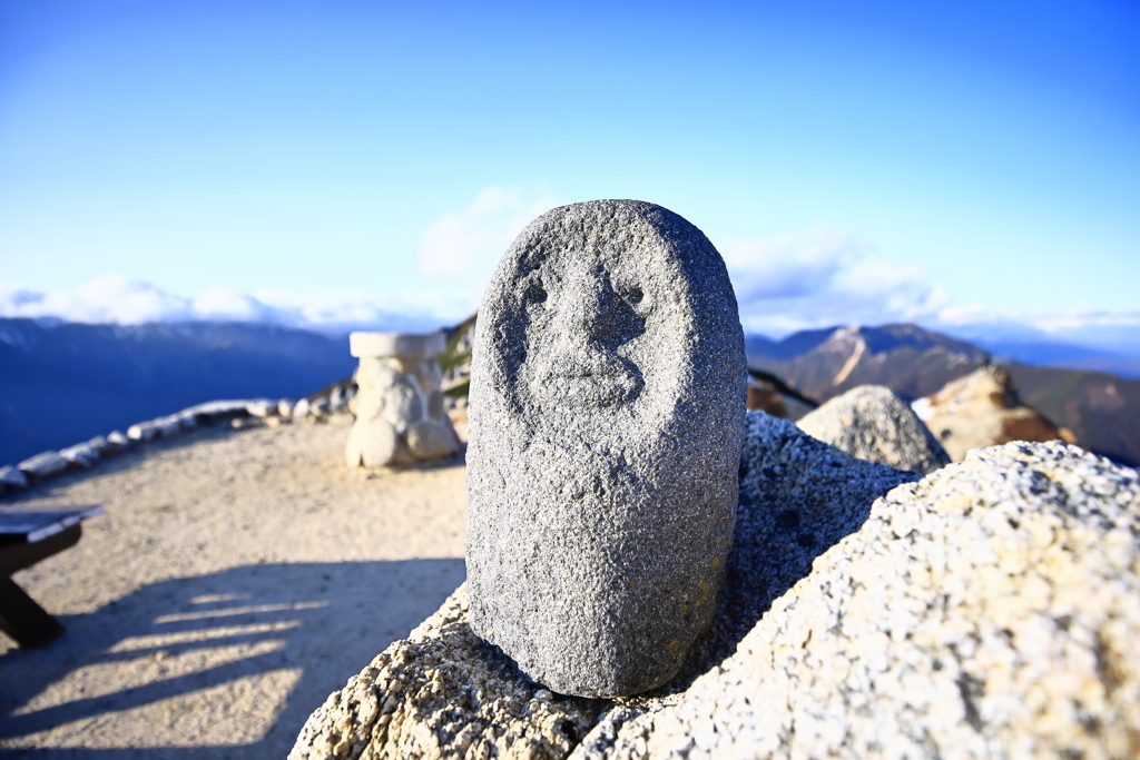 燕山荘の山男