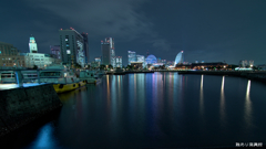 Port Yokohama in Blue