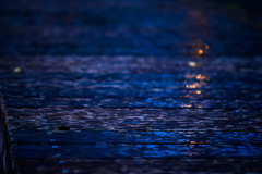 雨降り出す