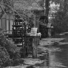 水車のある風景