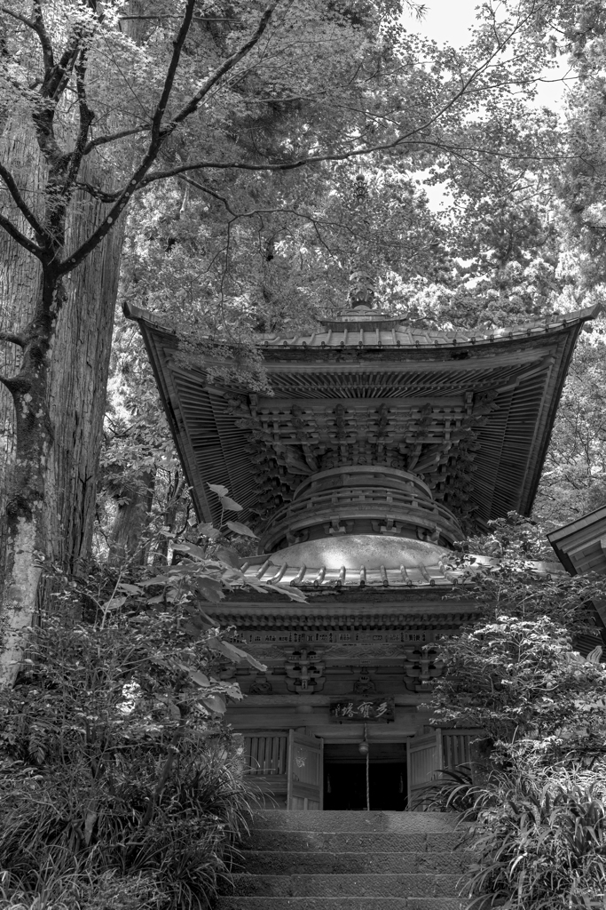 山寺の多宝塔