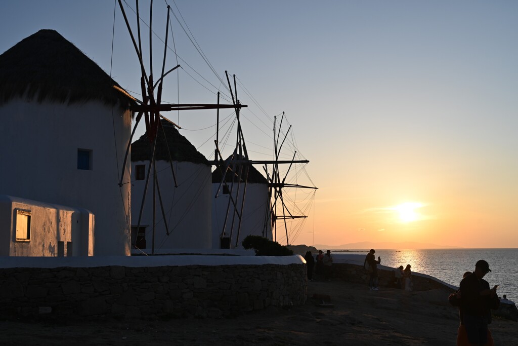 Mykonos sunset2