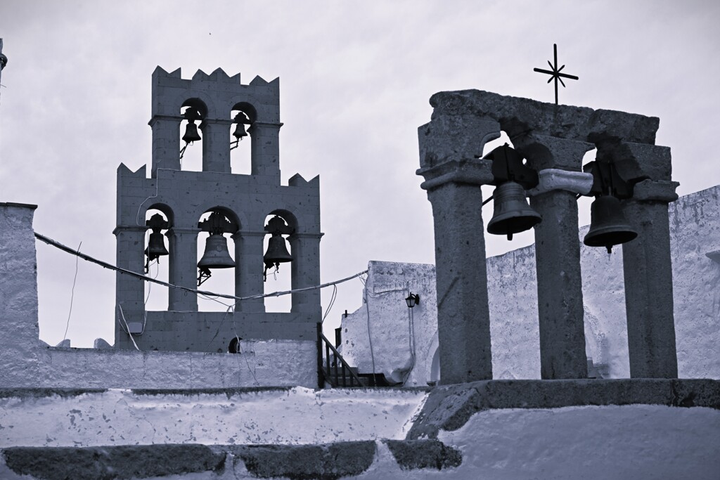 Patmos belfry1monochrome