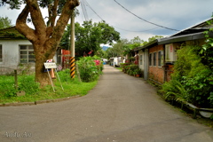 田舎の街角