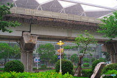 台風接近中