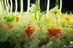 花とアーチ