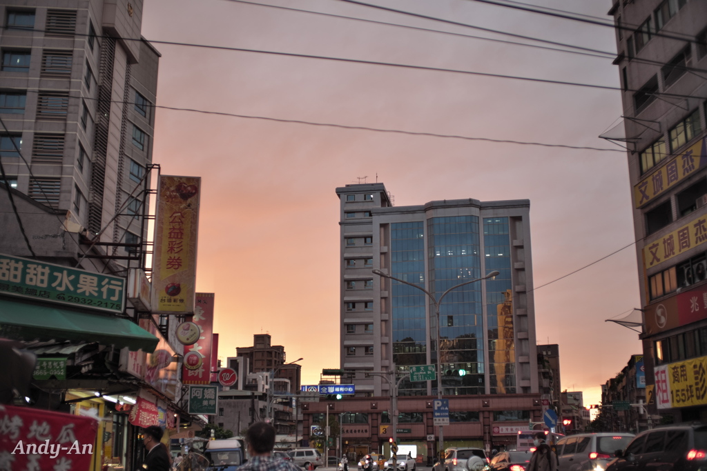 夕方散歩