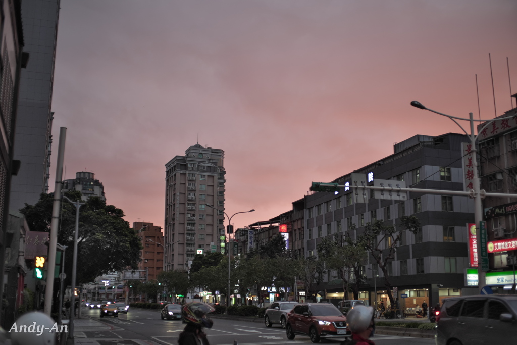 夕方散歩