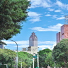 台北・秋空の朝