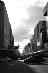 河原町四条横断歩道にて