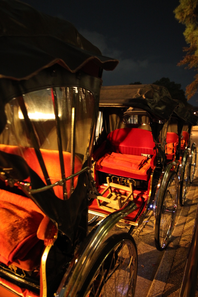 人力車駐車中
