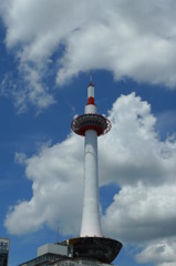 ７月の京都タワー