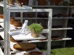 アクセントの緑