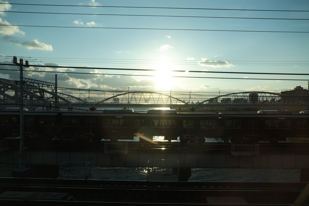 阪急電車から見る1