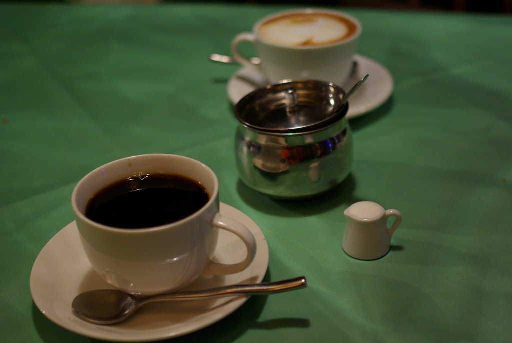 コーヒーでも