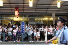 祇園祭りにて