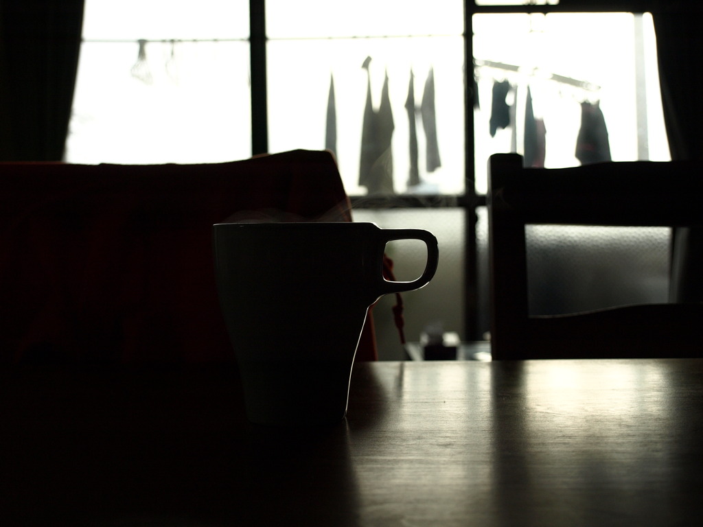 朝のコーヒー