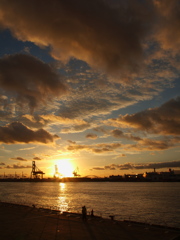 南港夕景　その２