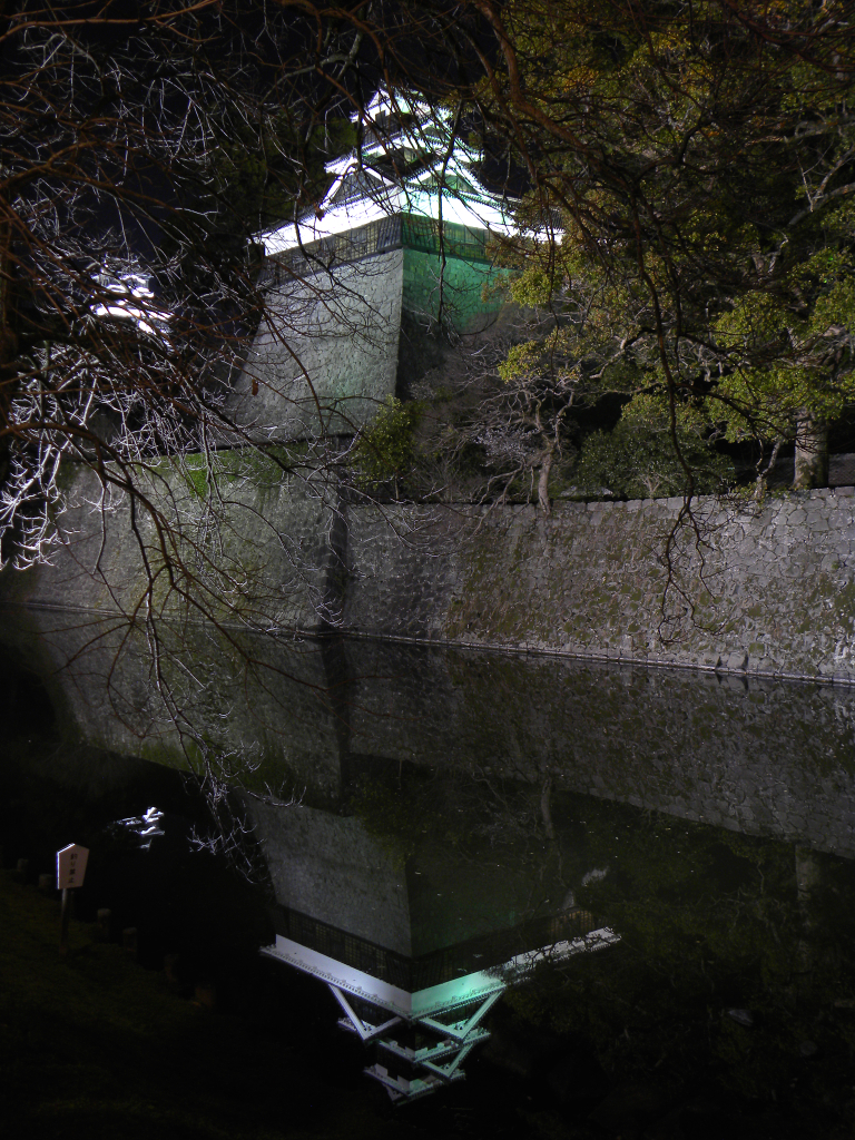 静かな水面に。