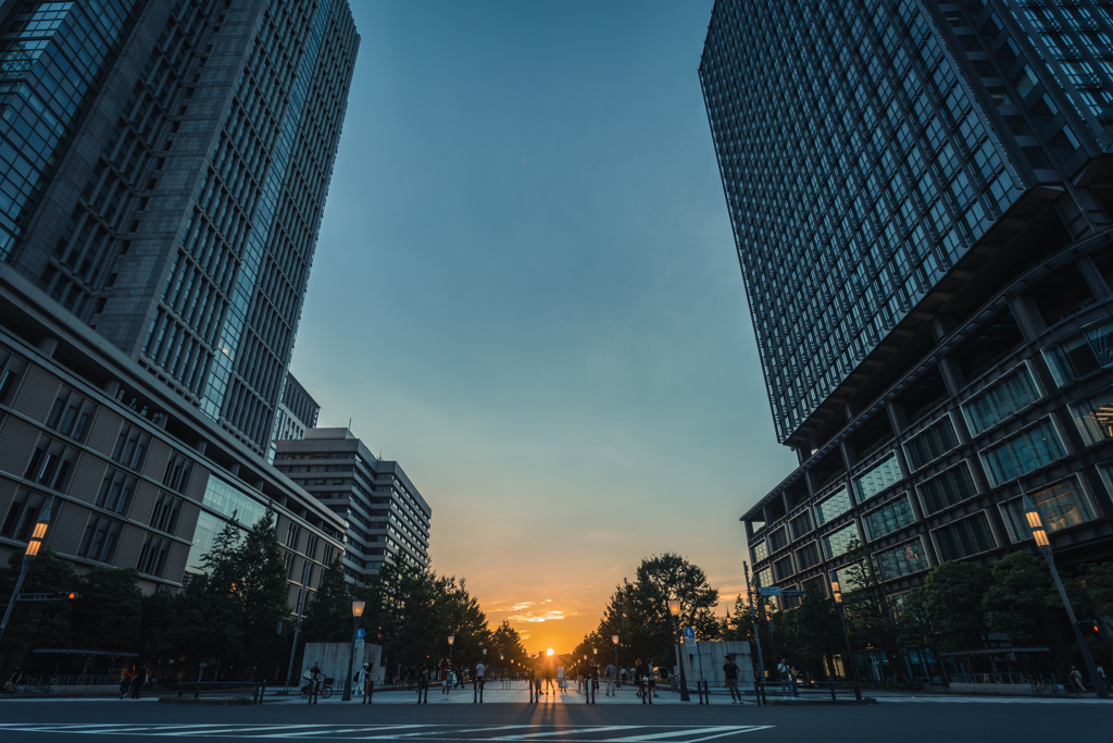 丸の内夕景