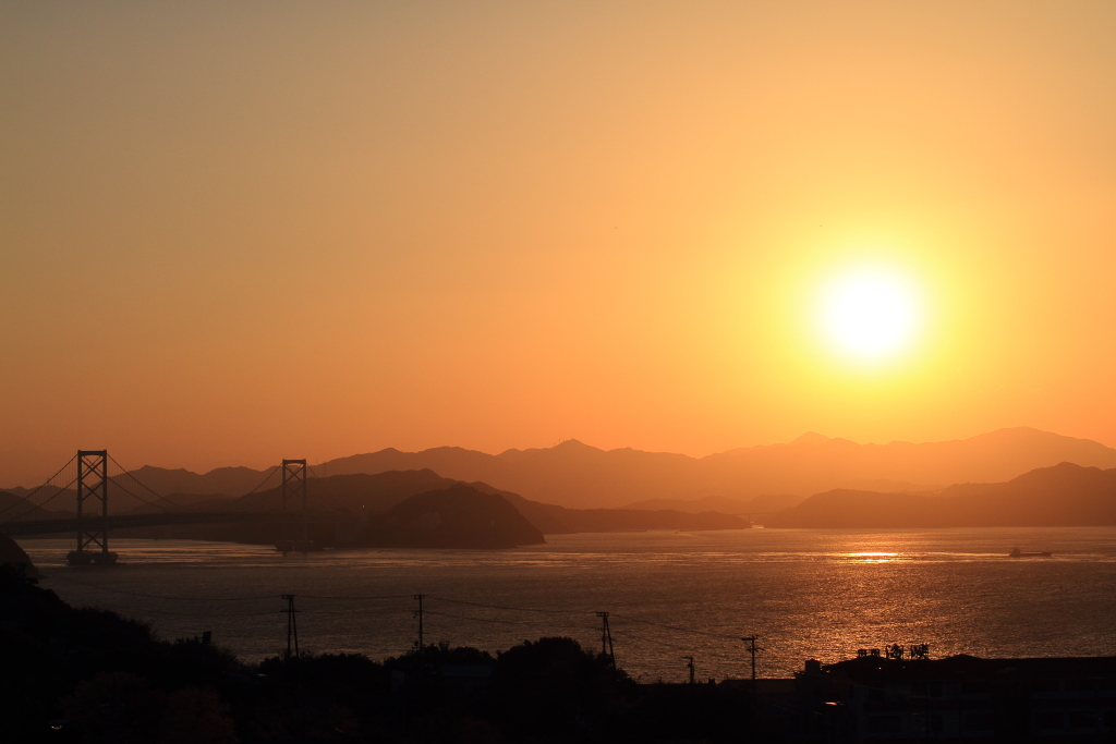 鳴門の夕景