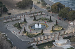 山下公園の噴水