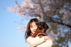 娘と愛犬