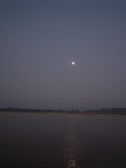 moon over the pond