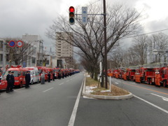 出初め式、ずらっと