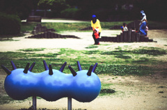 公園のブルーは今日も憂鬱