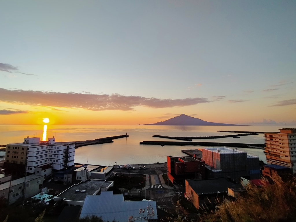 礼文島の朝