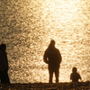 夕方の海