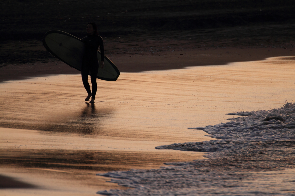 Brightness of the beach